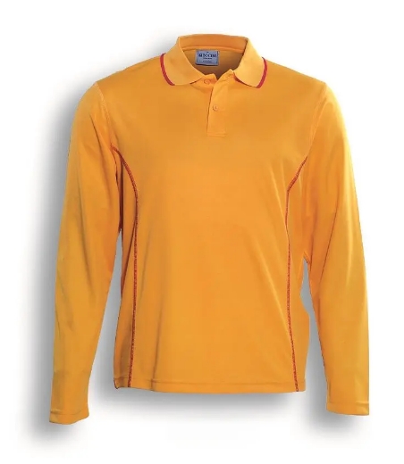 Picture of Bocini, Essentials Mens L/S Polo